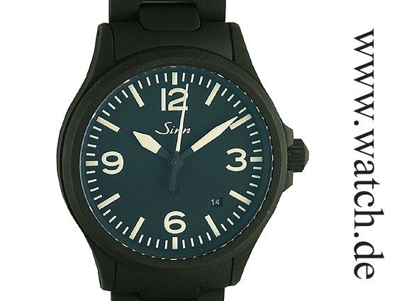 Sinn 656 Schwarz 38mm UVP UNGETRAGEN Archive germany