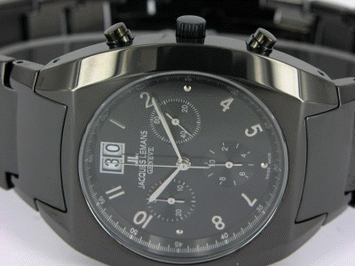 Jacques Lemans London Big Date Keramik Chronograph 45x39mm UVP 699 