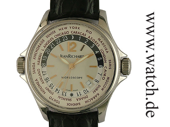 美品　JEANRICHARD WORLDSCOPE JW Horological Gallery - JeanRichard Worldscope Automatic