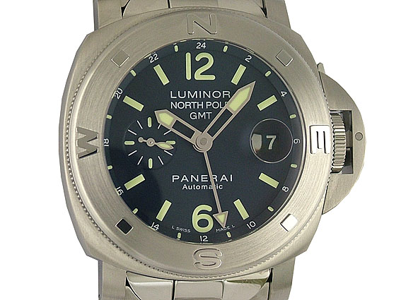 Panerai Luminor GMT North Pole Limited 154 500 Stahl 44mm wie