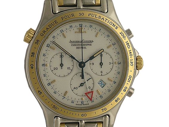 Jaeger-leCoultre Heraion Chronograph Reveil Vintage Stahl/Gelbgold