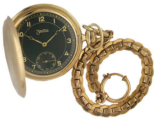 Taschenuhren Zentra Taschenuhr Gold Elegante Taschenuhr Von ZentRa