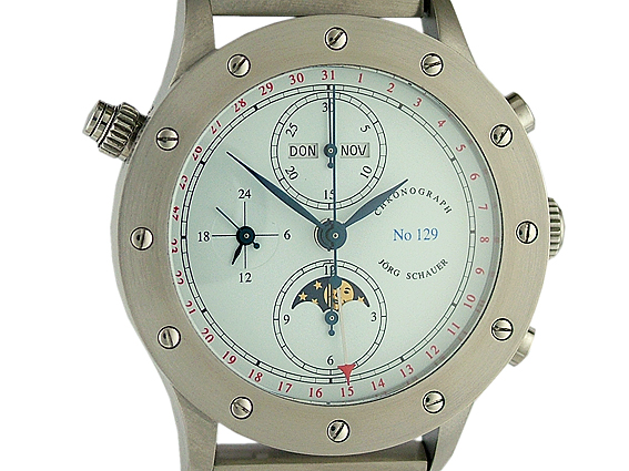 Jörg Schauer Kulisse Edition 9 Vollkalender Chronograph 42mm UVP