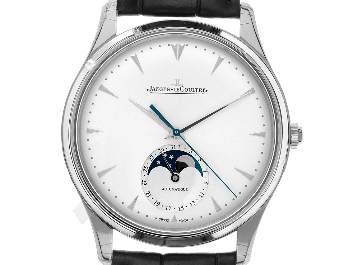 Jaeger leCoultre Master Ultra Thin Moon Stahl Automatik Mondphase