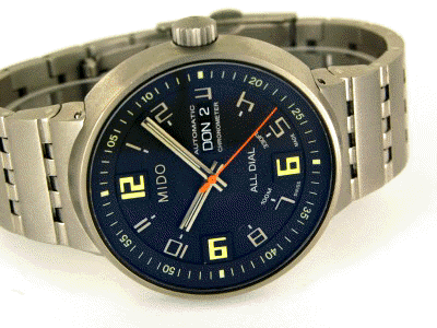 Mido All Dial Gent Titan Automatik Armband Titan 42mm Ungetragen  