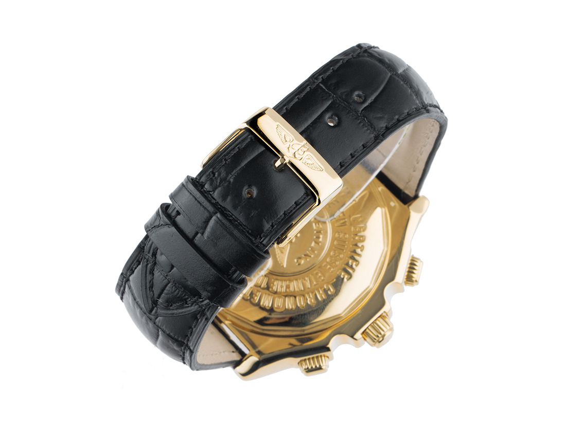 Breitling Crosswind Spezial 18kt Gelbgold Perlmutt Automatik 