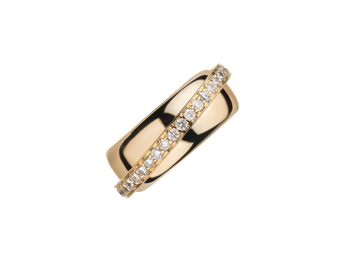 Piaget Ring Possession Memory 18kt Gelbgold Diamond 0 50ct Ref