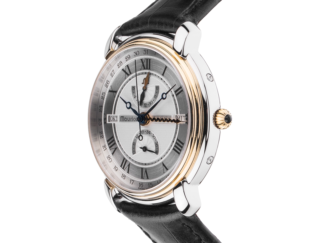 Maurice Lacroix Masterpiece Calendrier Rétrograde GMT Gangreserve Stahl Gelbgold Automatik Armband Leder 38mm Ref.51411 Vintage Bj.2008 Box&Pap. Full Set wie Neu mit Zertifikat über 5.500,-€ - Archive germany | Watch.de Maurice Lacroix Masterpiece Calendrier Rétrograde GMT Gangreserve Stahl Gelbgold Automatik Armband Leder 38mm Ref.51411 Vintage Bj.2008 Box&Pap. Full Set wie Neu mit Zertifikat über 5.500,-€ - Archive germany | Watch.de