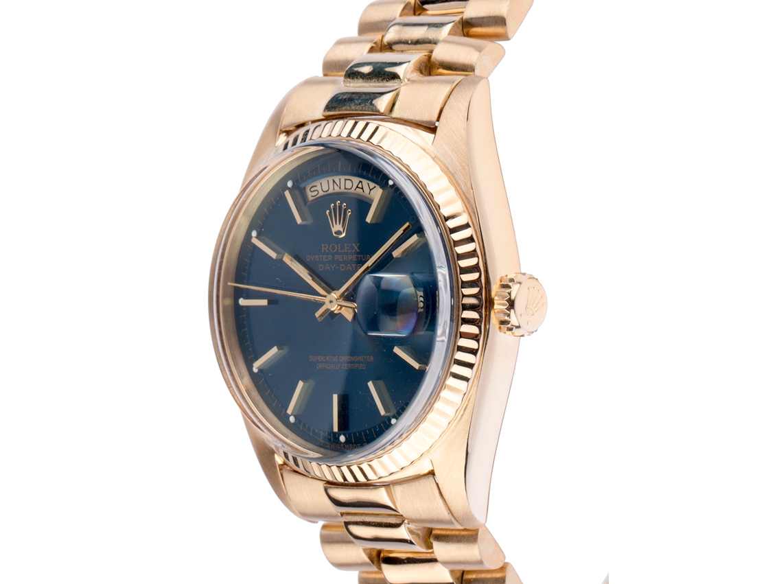 Rolex 1803 hot sale blue dial