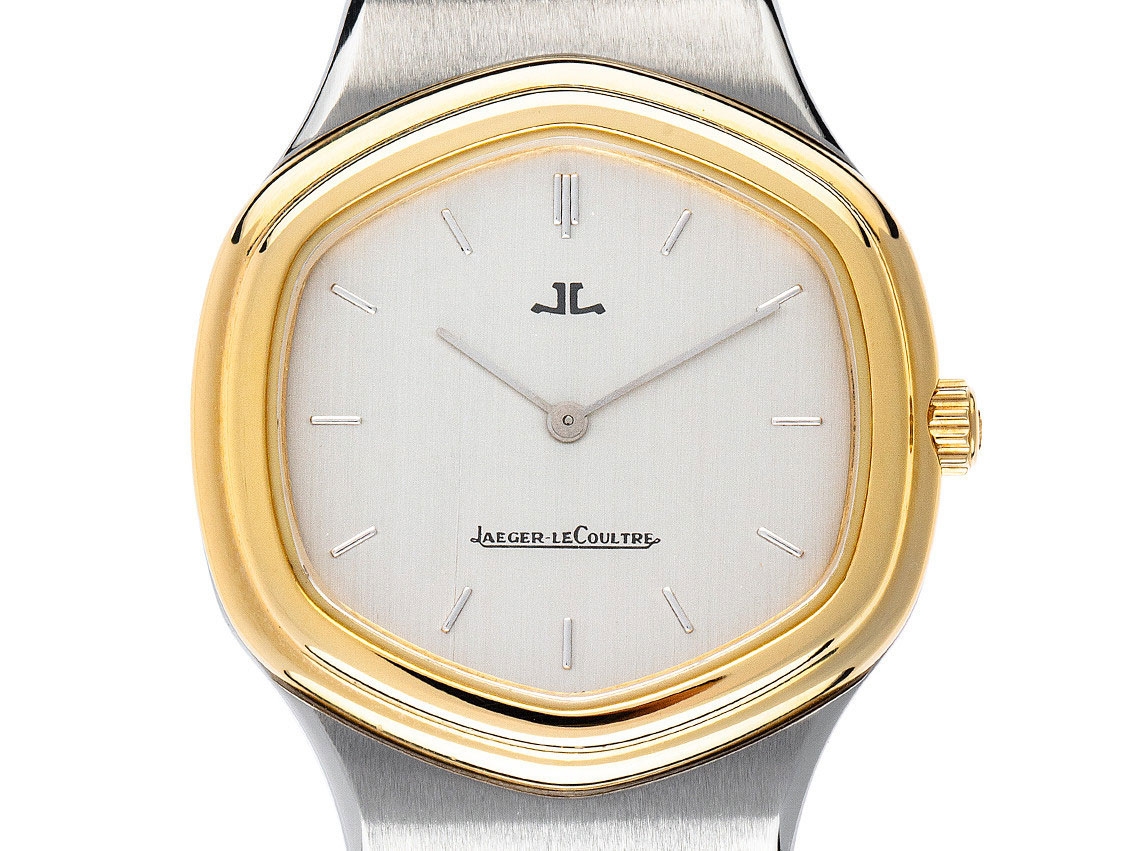 Jaeger LeCoultre Albatros MM Medium Sice Stahl Gelbgold Quarz