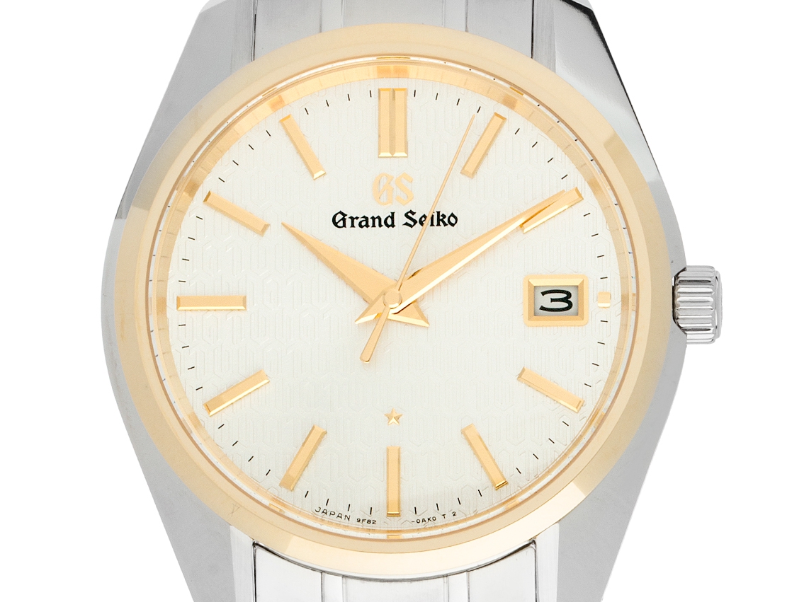 Seiko Grand Seiko Jubil um 25 Jahre Kaliber 9F Stahl Gelbgold