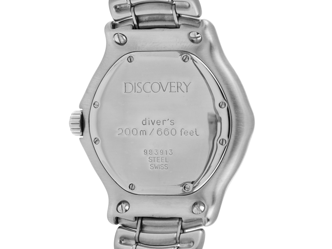 Ebel Discovery Stahl Quarz Armband Stahl 38mm Ref.983913 Vintage  