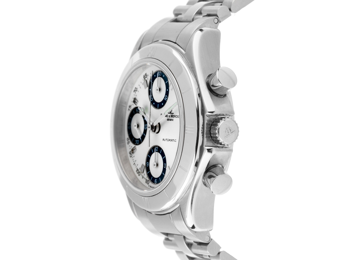 Baume & Mercier Malibu Stahl Automatik Chronograph Armband Stahl 