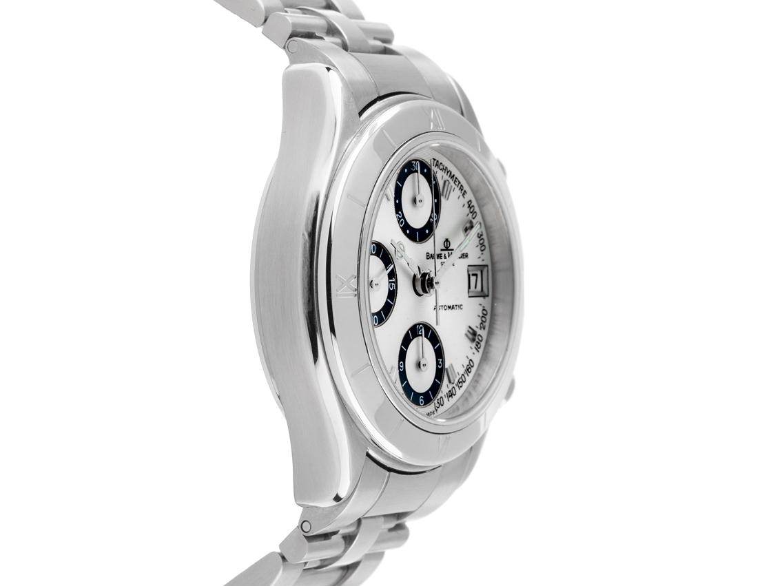 Baume & Mercier Malibu Stahl Automatik Chronograph Armband Stahl 