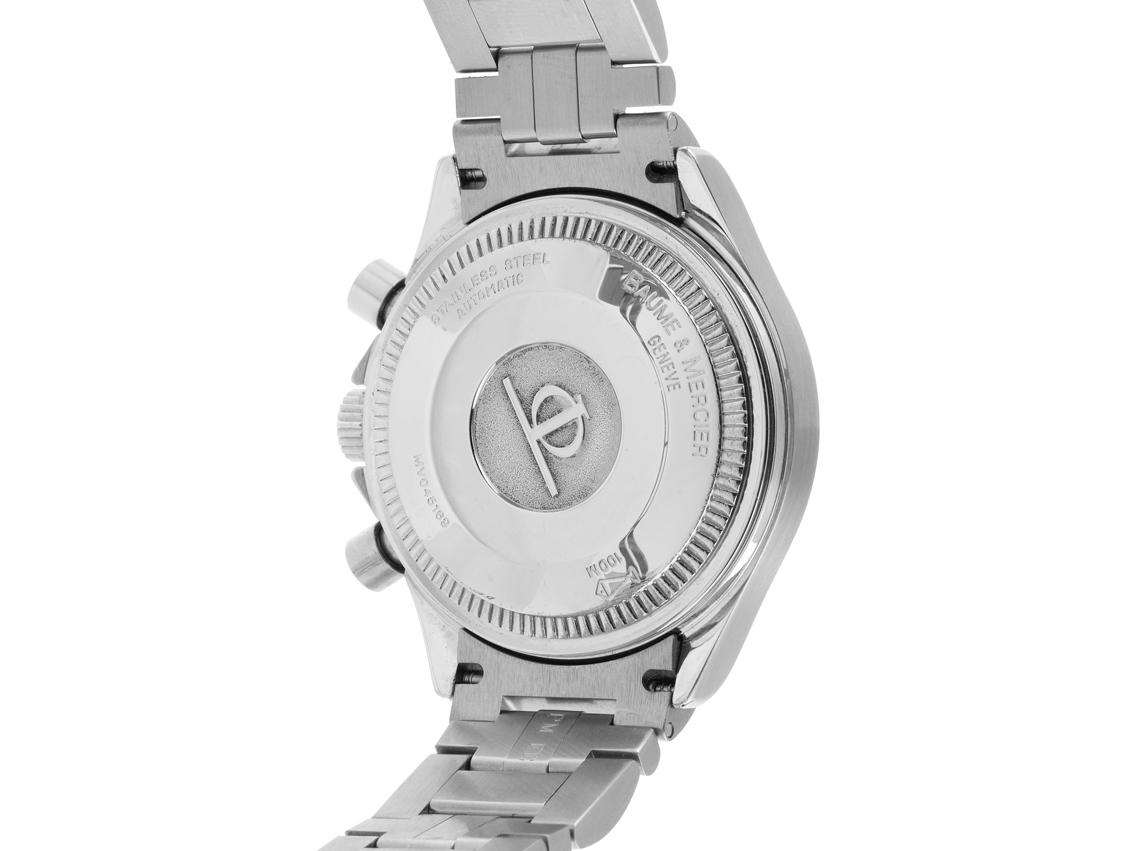 Baume & Mercier Malibu Stahl Automatik Chronograph Armband Stahl  
