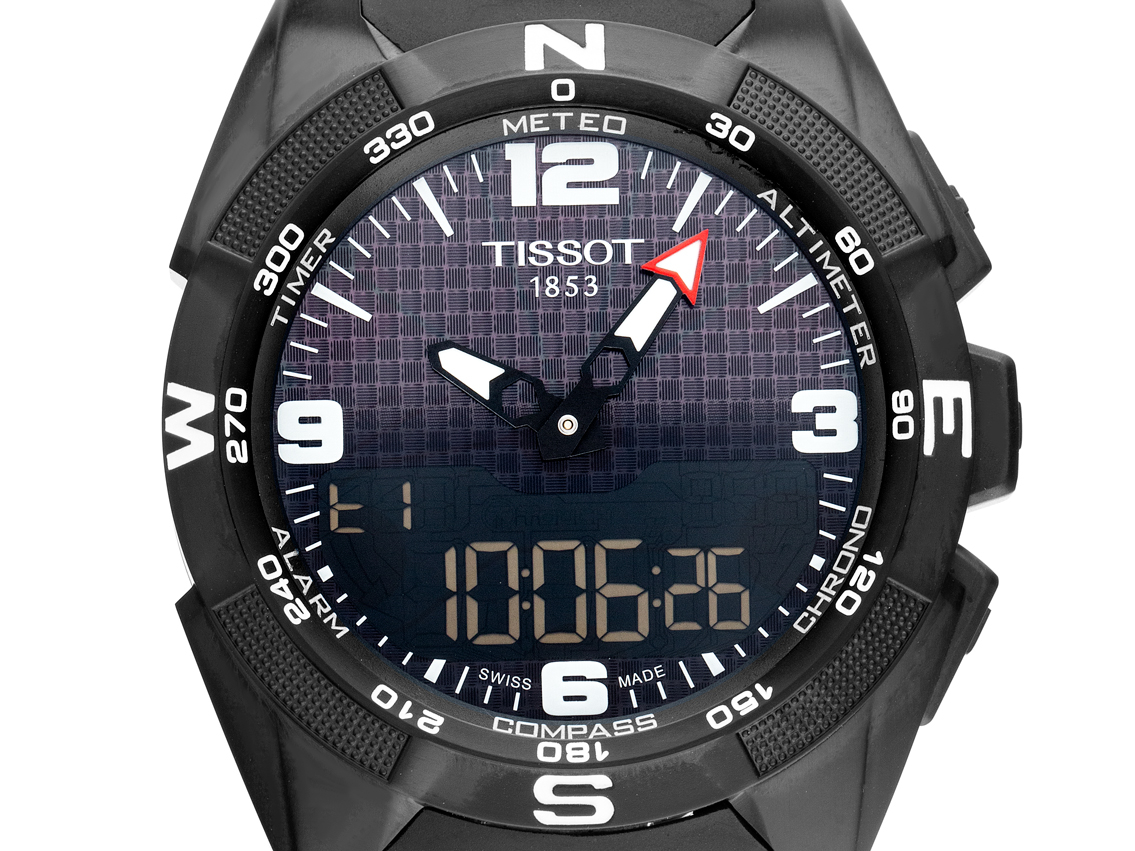 Tissot T Touch Expert Solar Titan PVD Black Quarz Chronograph