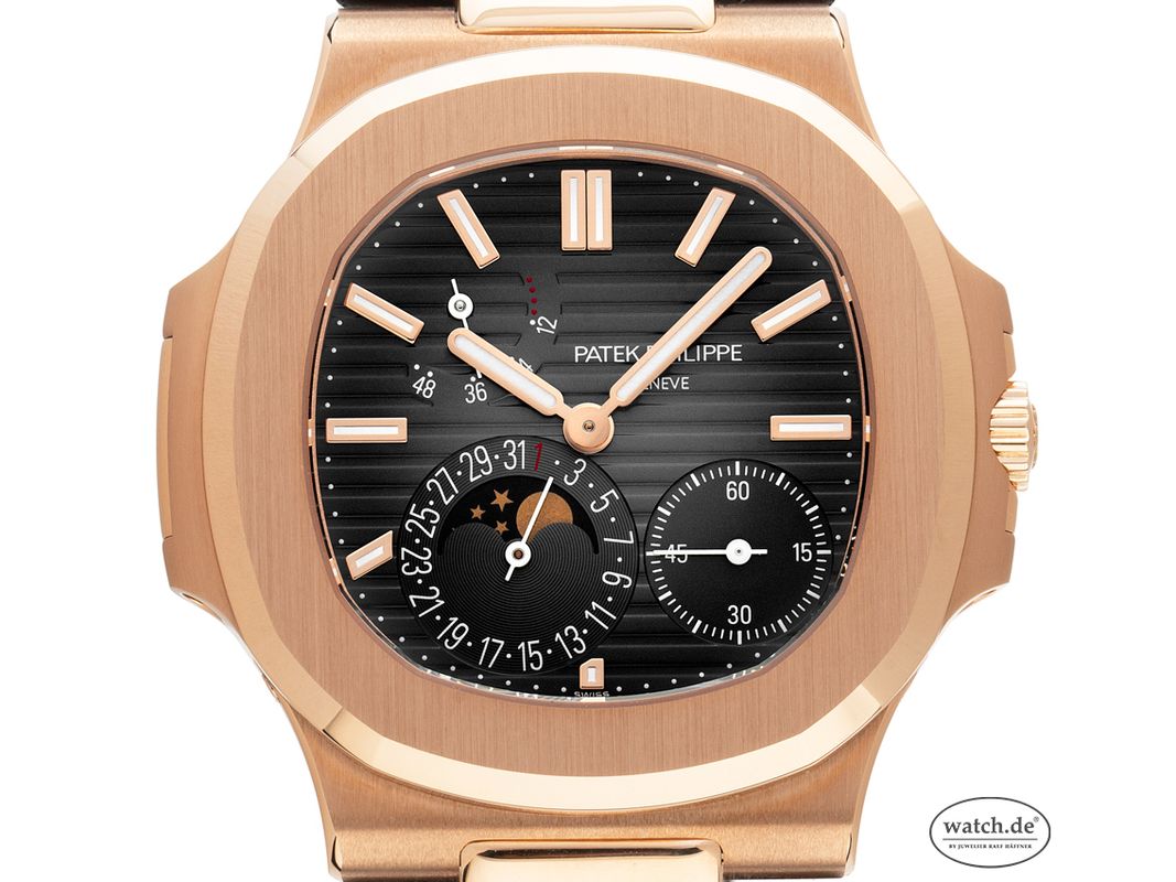 Watch Nautilus Mondphase Patek Philippe Nautilus 18kt Roségold