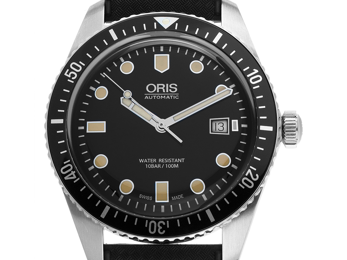 Oris Divers Sixty Five Stahl Automatik Armband Kautschuk 42mm Ref