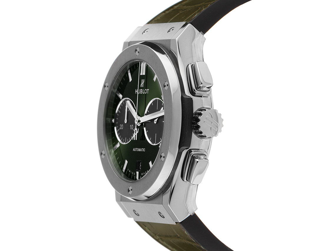 Hublot classic fusion deals chronograph green