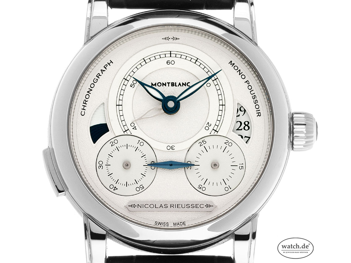 Montblanc Nicolas Rieussec Stahl Automatik Chronograph Armband - Main Image