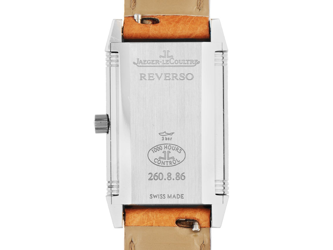 Jaeger-leCoultre Reverso Classic Monoface Stahl Handaufzug Armband