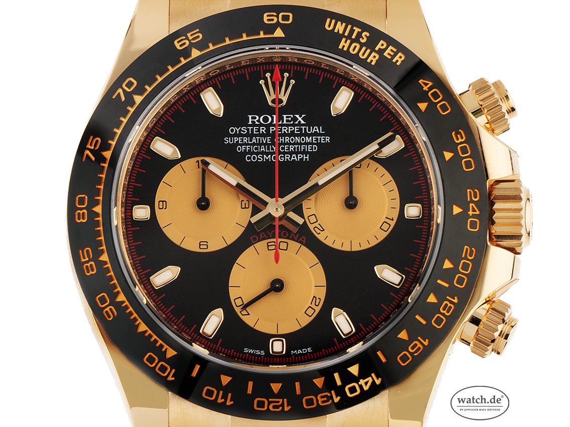 Rolex Daytona 18kt Gelbgold Automatik Chronograph Armband