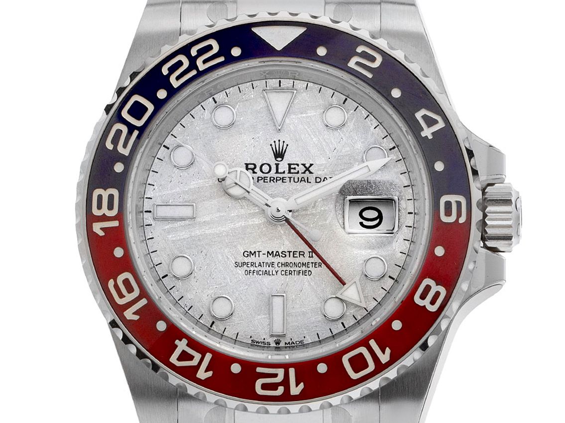 Rolex GMT Master II rot blau Pepsi 18kt Weißgold Keramik Automatik