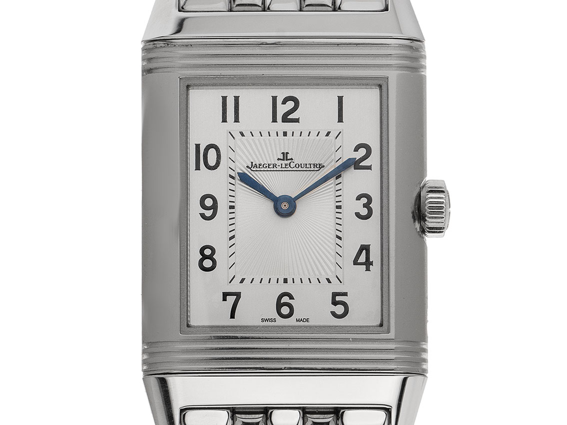 Jaeger leCoultre Reverso Classic Duetto Stahl Handaufzug Armband