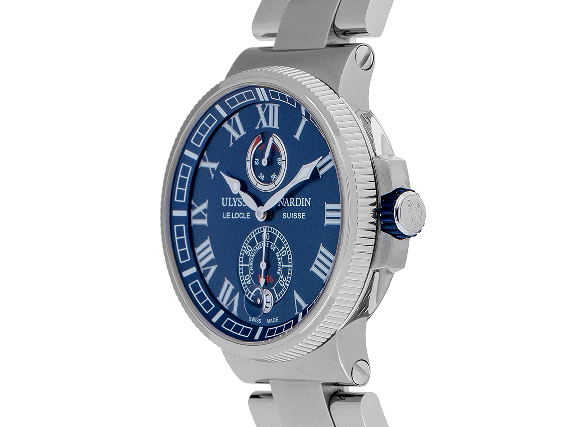 Ulysse Nardin Marine Chronometer Stahl Automatik Gangreserve