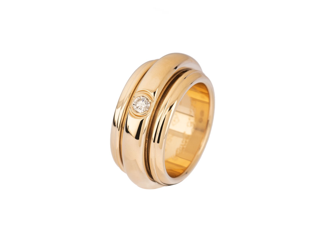 Piaget Ring Possession 18kt Gelbgold Diamant 0 20ct drehbar