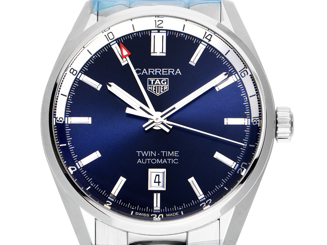 Tag Heuer Carrera Calibre 7 Twin Time Ref.WBN201A.BA0640 2023 Full