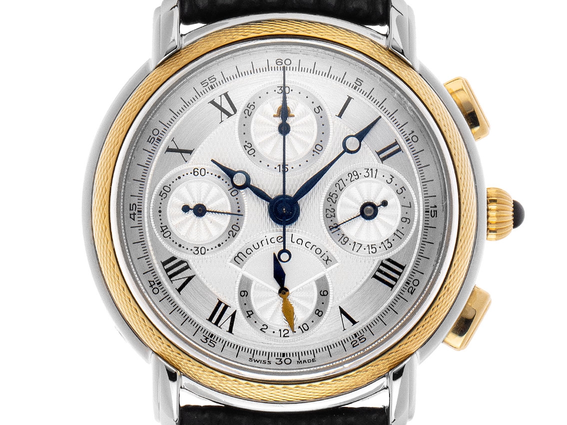 Maurice Lacroix Masterpiece Stahl Gelbgold Automatik Chronograph 