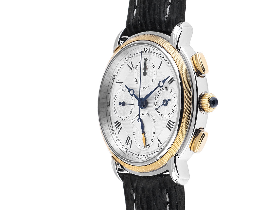 Maurice Lacroix Masterpiece Stahl Gelbgold Automatik Chronograph  
