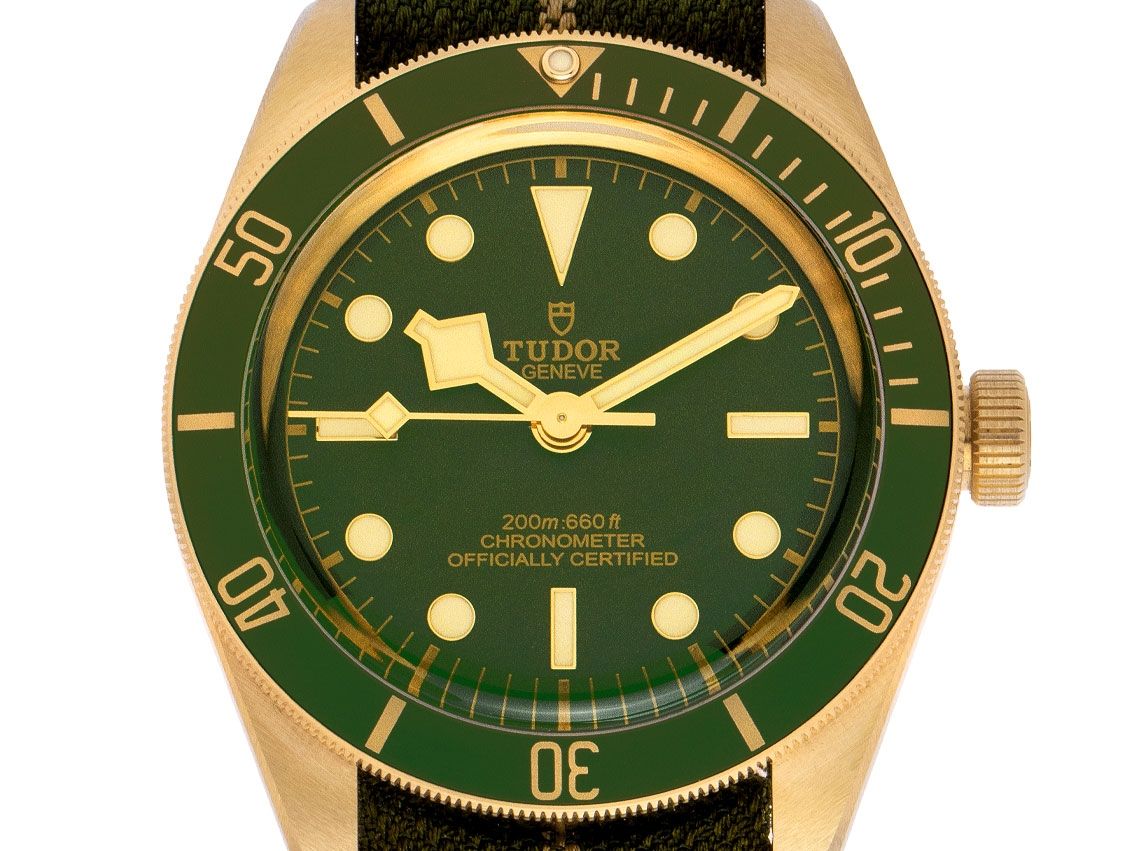 Tudor Black Bay Fifty-Eight Green Dial 18kt Gelbgold Automatik 