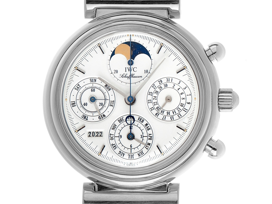 IWC Da Vinci Perpetual Calendar Mondphase 18kt Weißgold Automatik