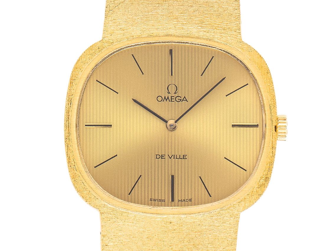 Atlantic Damen Golduhr 585 Omega Gelb Gold Uhr Armbanduhr