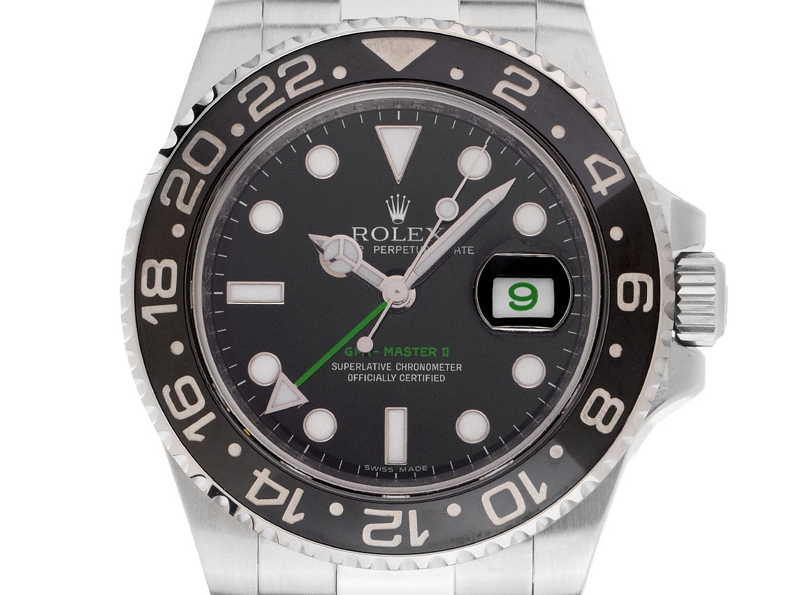 Rolex GMT Master II Green Date 2008 Box&Beschreibung