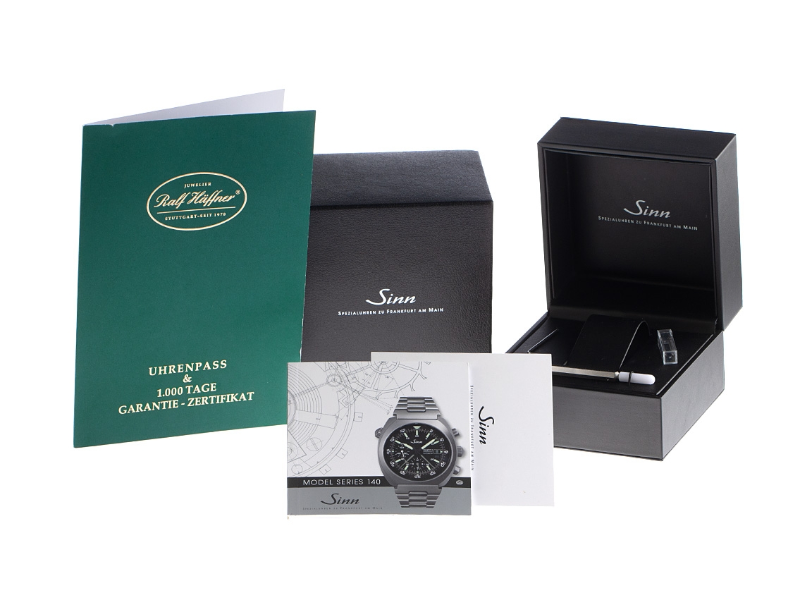 Sinn Weltraumchronograph SZ01 Stahl Tegiment Automatik Chronograph