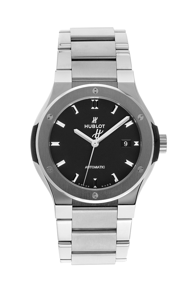 Armband Hublot Wasserdicht HUBLOT Kautschukarmband Liniert Schwarz