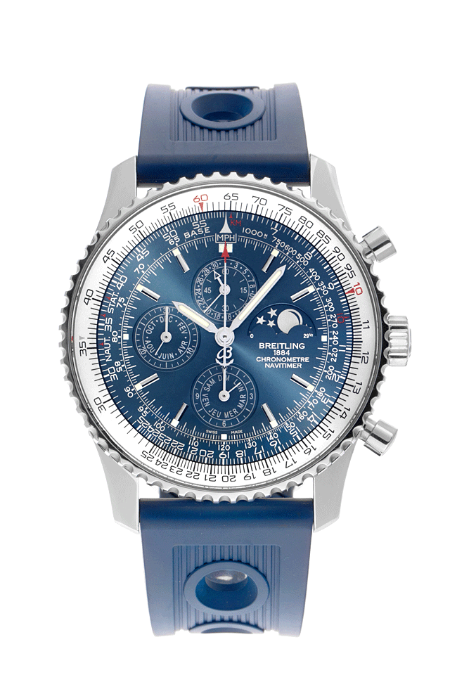 Breitling Navitimer 1461 Chronograph Vollkalender Mondphase Stahl 