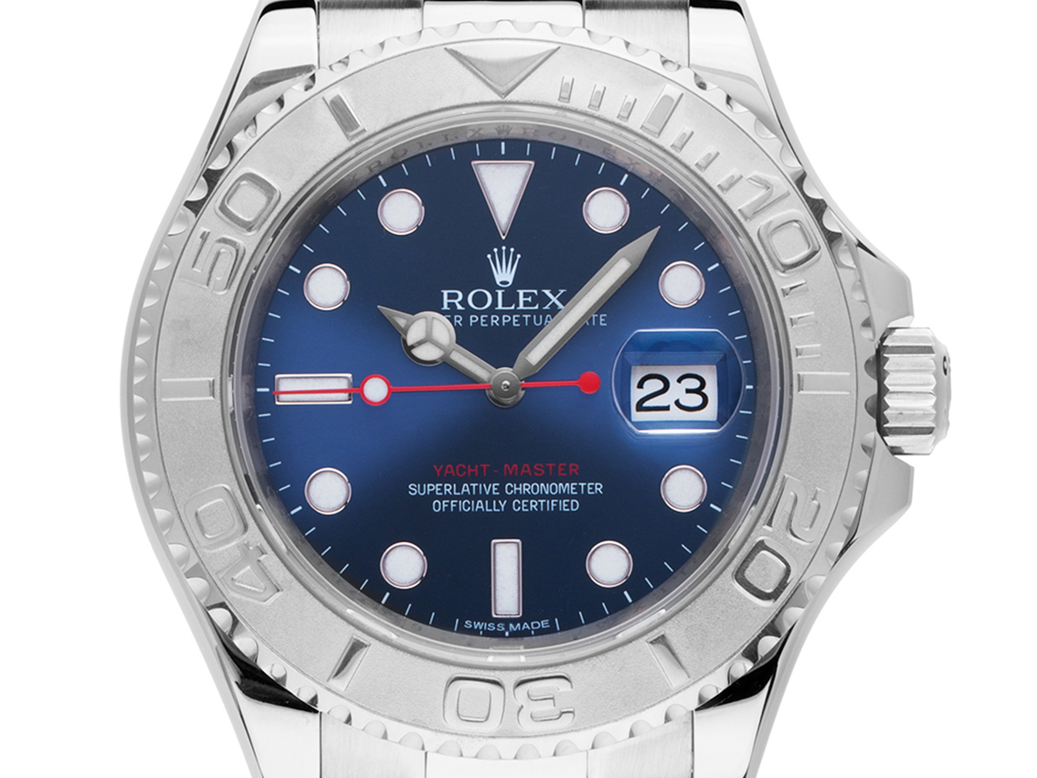 Rolex 116622 deals blue dial