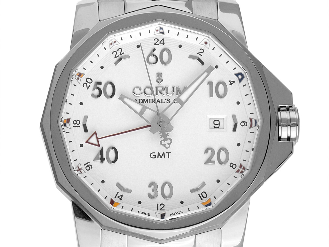 Corum Admiral s Cup GMT Ref.383.330.20 V701 AA12 2014 Full Set Neu