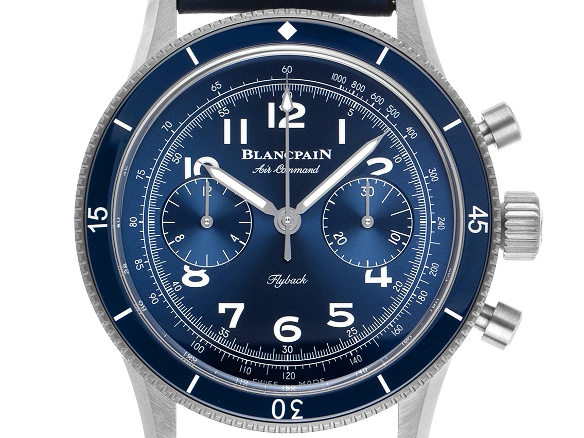 Blancpain Air Command Titan Automatik Chronograph Armband Leder