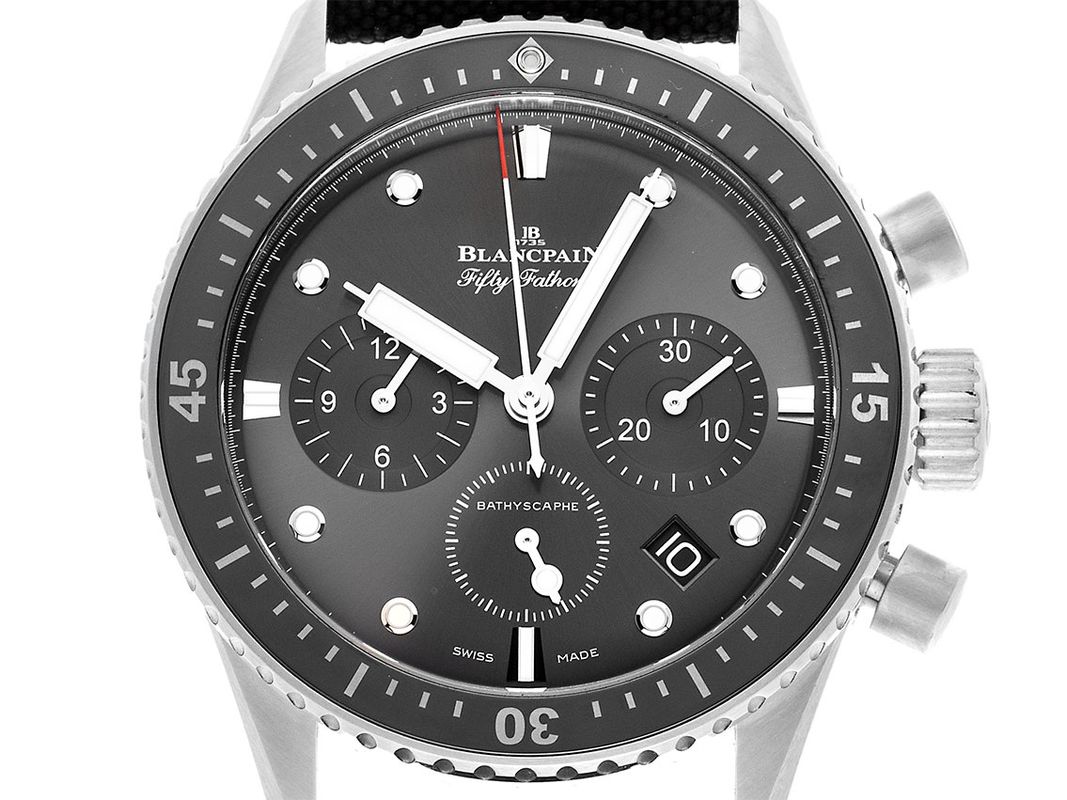 Blancpain Fifty Fathoms Bathyscaphe Stahl Automatik Chronograph