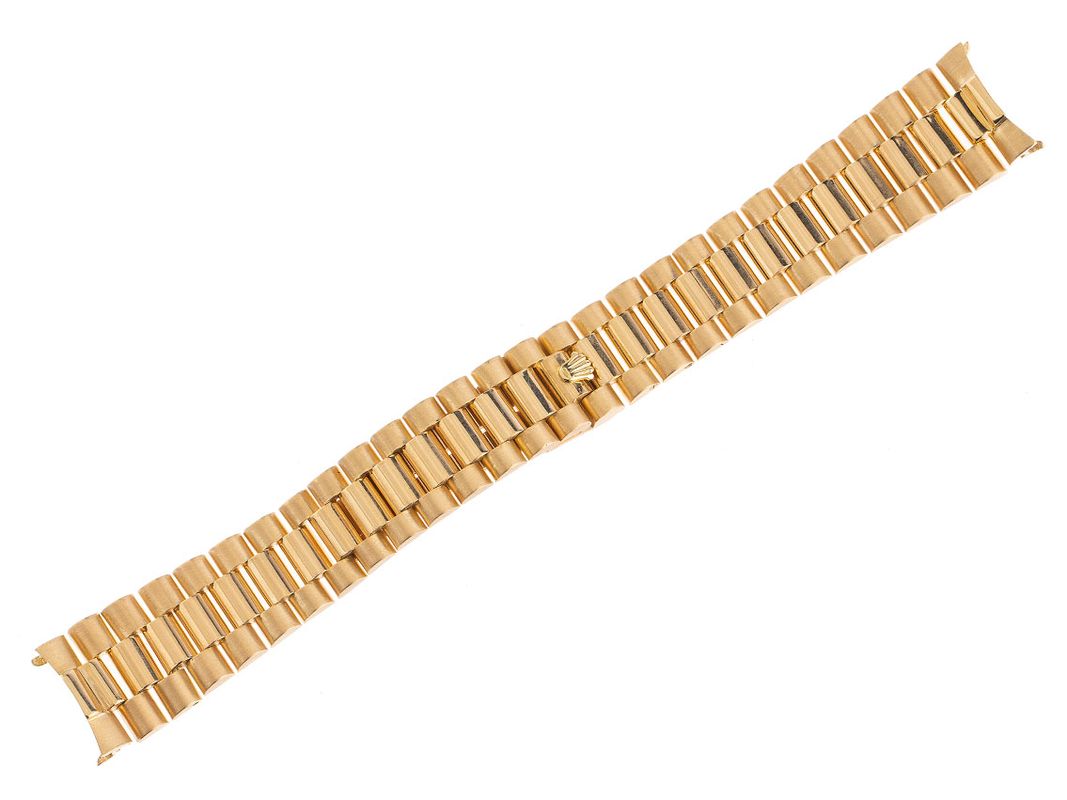 Rolex Zubehör Armband Präsident 18kt Gelbgold 165mm für Day-Date