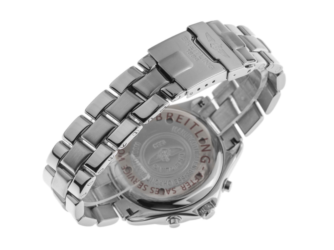 Breitling Colt Chronograph Stahl Quarz Armband Stahl 38mm Ref 