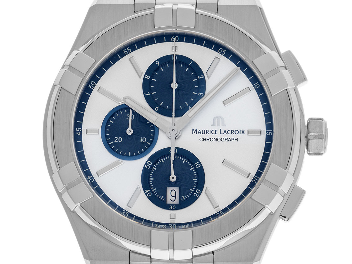 Maurice Lacroix Aikon Stahl Quarz Chronograph Armband Stahl 42mm