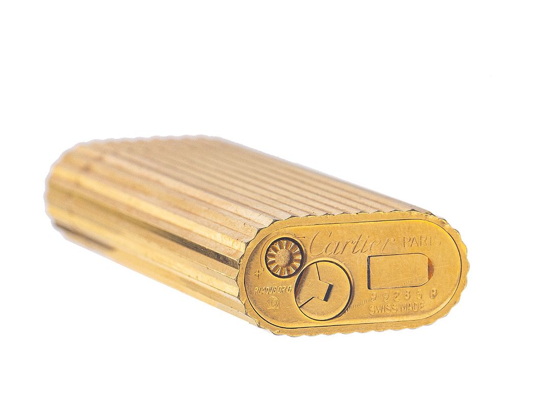 Feuerzeug Vergoldet Cartier Feuerzeug Gold 1980 Le Must De Cartier