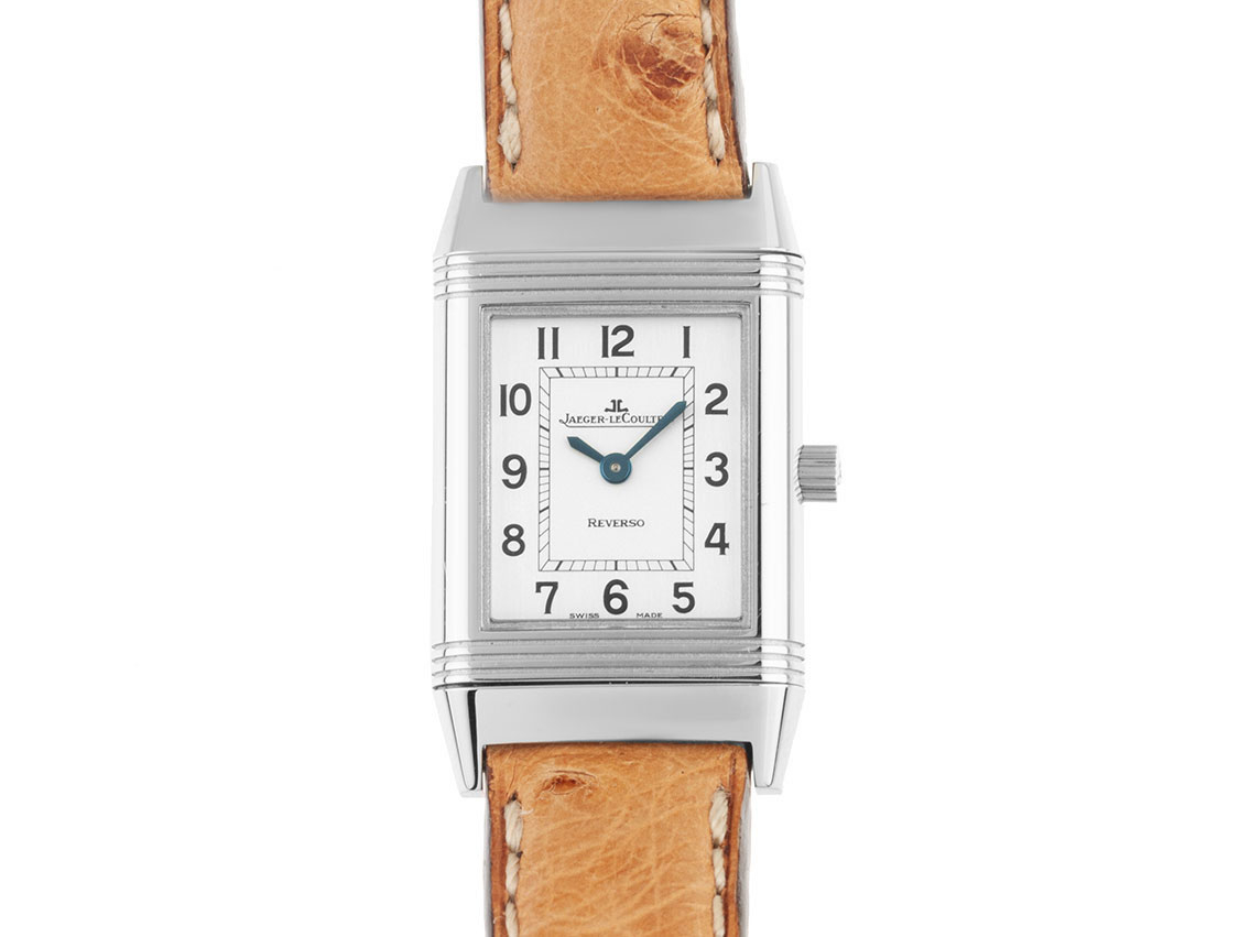 Jaeger-leCoultre Reverso Classic Monoface Stahl Handaufzug Armband 