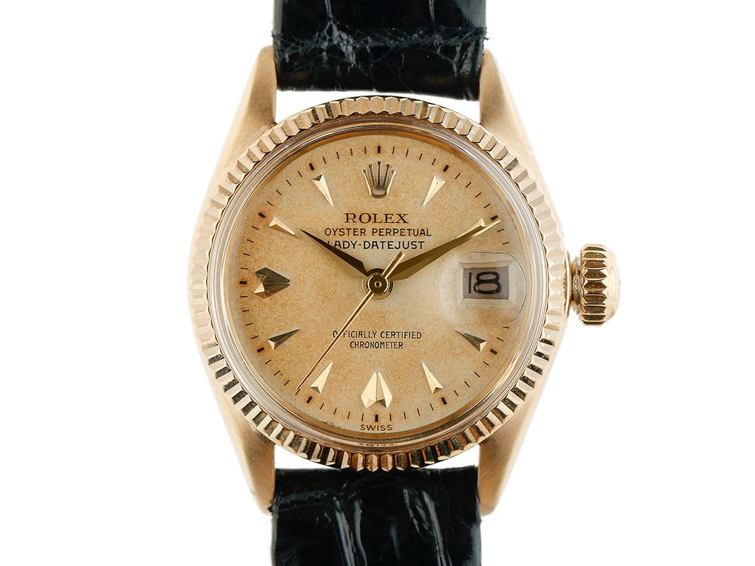 Rolex Damenuhr Rolex Mit Lederarmband Damen Rolex Datejust 36 Mm